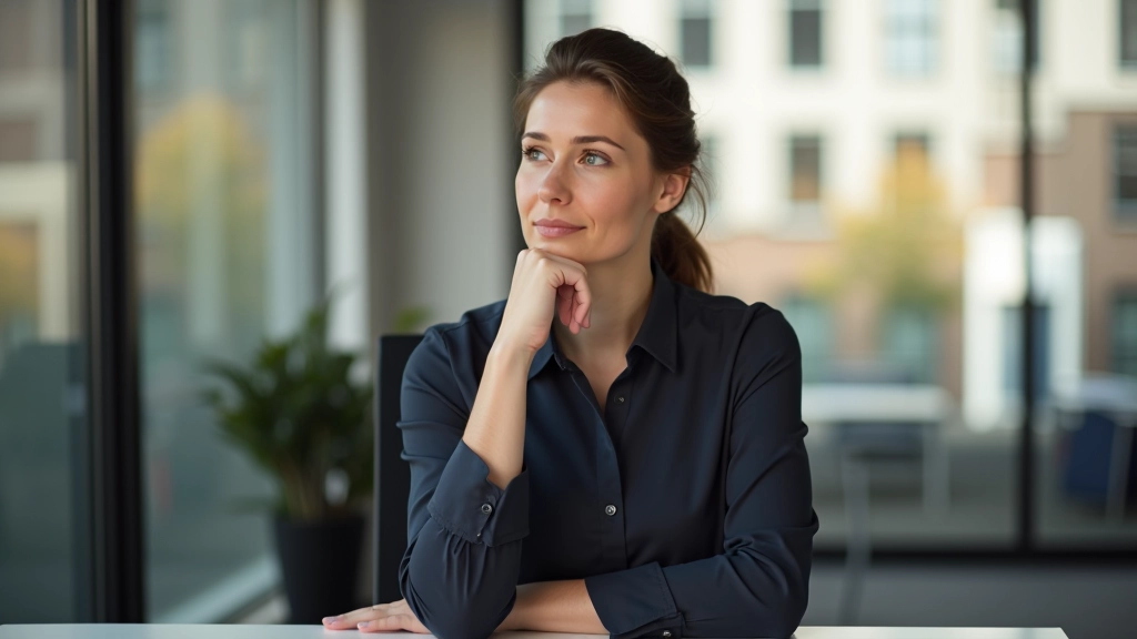 Werknemer in kantoor voelt zich overweldigd door taken en documenten op bureau
